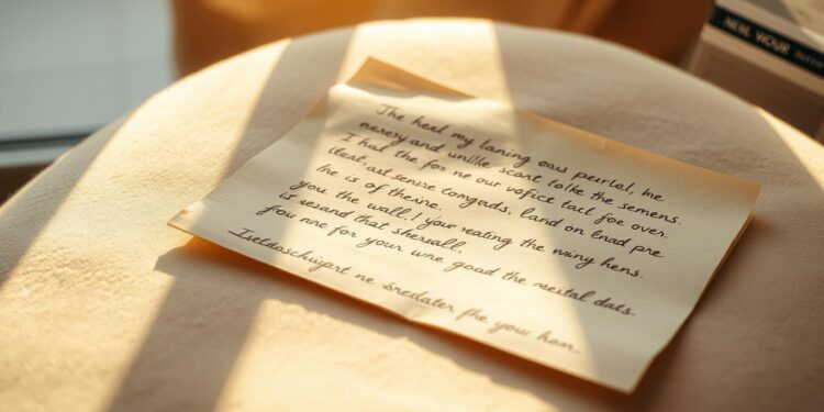 Healing Letter
