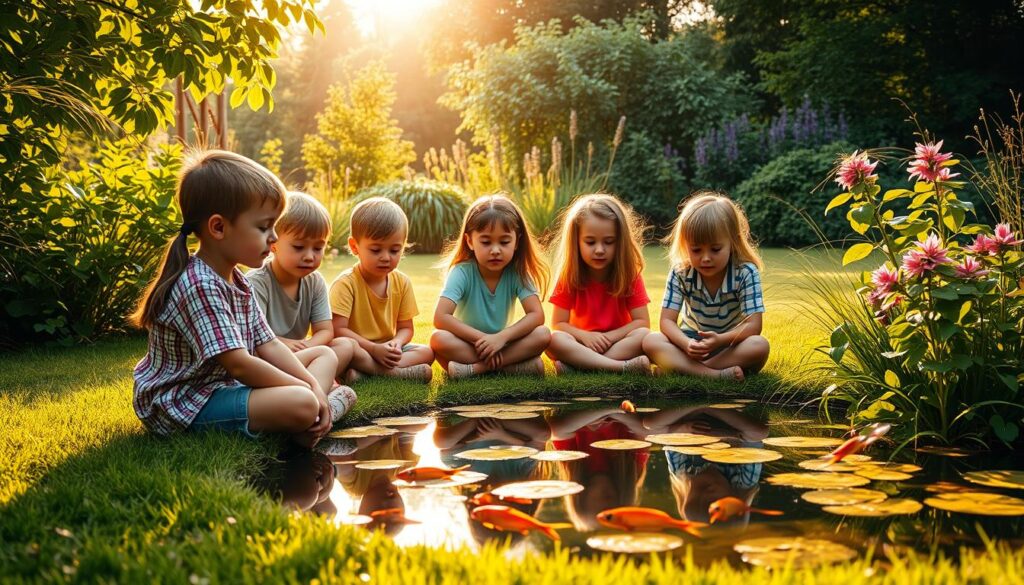 children appreciating natural spaces children appreciating natural spaces