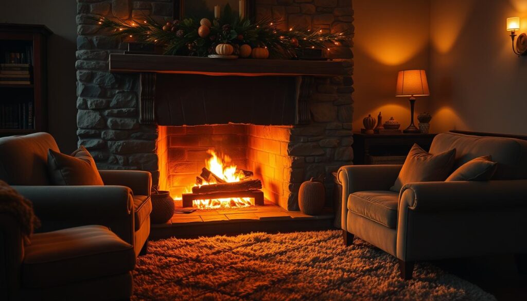 fireplace ambiance