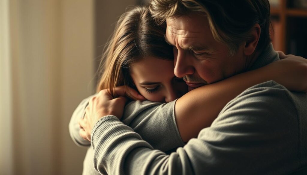 physical touch healing grief