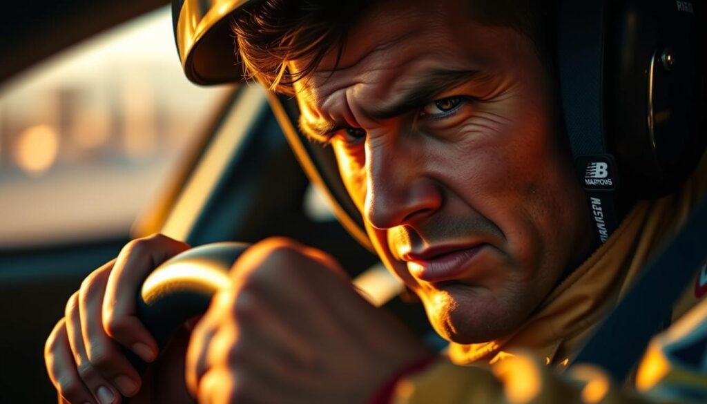 racer overcoming self-doubt