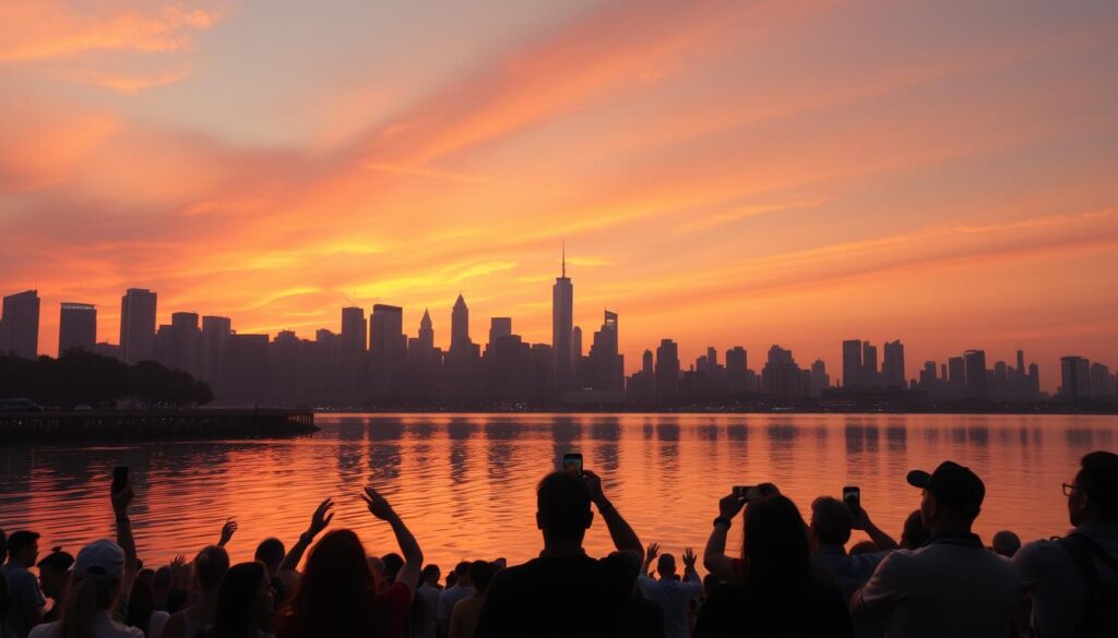 shared sunset experience