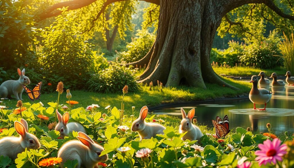 wildlife in gardens